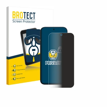 Vorderseite einer Produktverpackung mit dem Markenlogo BROTECT. Daneben ist das Gerät Xiaomi Redmi K90 mit dem zugehörigen Dis