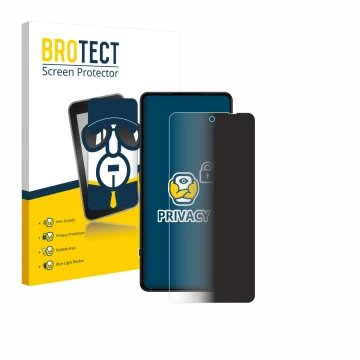 Vorderseite einer Produktverpackung mit dem Markenlogo BROTECT. Daneben ist das Gerät Gigaset GS6 mit dem zugehörigen Displays