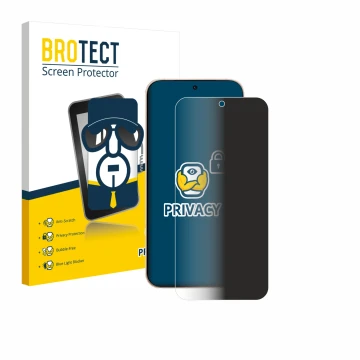 Vorderseite einer Produktverpackung mit dem Markenlogo BROTECT. Daneben ist das Gerät Oppo Reno 15 Pro mit dem zugehörigen Dis