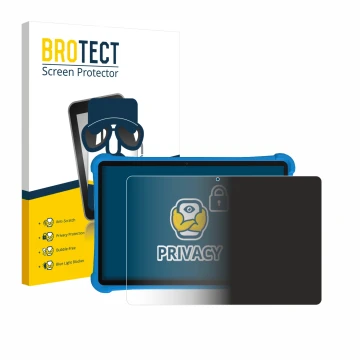 Vorderseite einer Produktverpackung mit dem Markenlogo BROTECT. Daneben ist das Gerät Alldocube iPlay 70 SE mit dem zugehörige