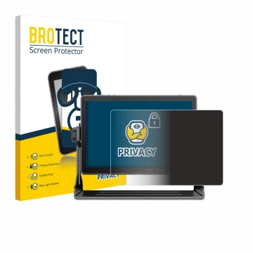 Vorderseite einer Produktverpackung mit dem Markenlogo BROTECT. Daneben ist das Gerät Feelworld LUT 11H 10.1