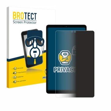 Vorderseite einer Produktverpackung mit dem Markenlogo BROTECT. Daneben ist das Gerät Alldocube iPlay 60 mini mit dem zugehöri