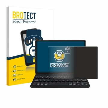 Vorderseite einer Produktverpackung mit dem Markenlogo BROTECT. Daneben ist das Gerät DEERTiME E9 10.1