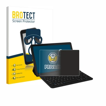 Vorderseite einer Produktverpackung mit dem Markenlogo BROTECT. Daneben ist das Gerät Laptok YXPA7LBK 11