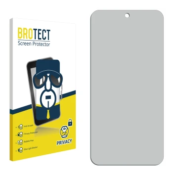 Vorderseite einer Produktverpackung mit dem Markenlogo BROTECT. Daneben ist der zugehörige Displayschutz.