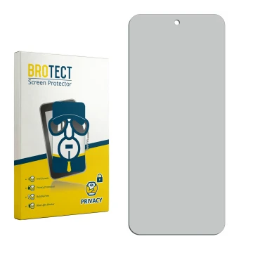 Vorderseite einer Produktverpackung mit dem Markenlogo BROTECT. Daneben ist der zugehörige Displayschutz.