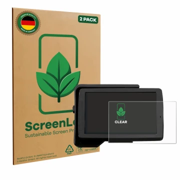 Vorderseite einer Produktverpackung mit dem Markenlogo ScreenLeaf. Daneben ist das Gerät BMW R 1200 GS 2013-2019 Navigator V 5