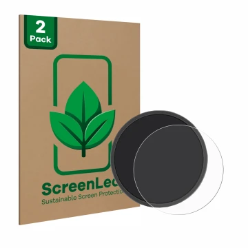 Vorderseite einer Produktverpackung mit dem Markenlogo ScreenLeaf. Daneben ist das Gerät Beeline Moto mit dem zugehörigen Disp