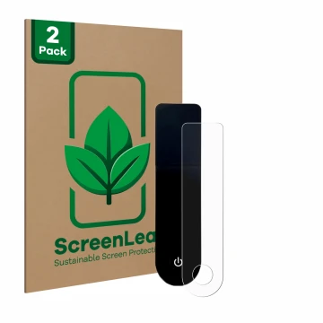 Vorderseite einer Produktverpackung mit dem Markenlogo ScreenLeaf. Daneben ist das Gerät Xiaomi Mi 3 E-Scooter mit dem zugehör