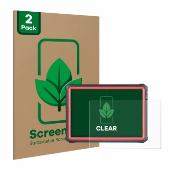 Vorderseite einer Produktverpackung mit dem Markenlogo ScreenLeaf. Daneben ist das Gerät Launch X-431 PRO3S+ V2.0 mit dem zuge