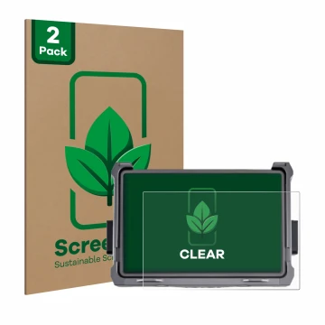 Vorderseite einer Produktverpackung mit dem Markenlogo ScreenLeaf. Daneben ist das Gerät DJI Transmission High Bright Funkmoni