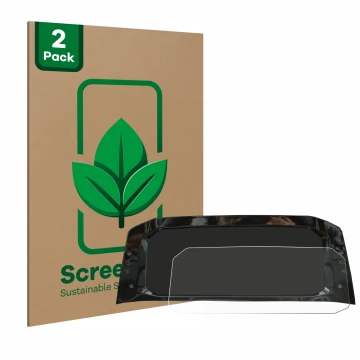 Vorderseite einer Produktverpackung mit dem Markenlogo ScreenLeaf. Daneben ist das Gerät Volkswagen Golf 8 Digital Cockpit 10,