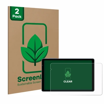 Vorderseite einer Produktverpackung mit dem Markenlogo ScreenLeaf. Daneben ist das Gerät Sebbe S22 10.1