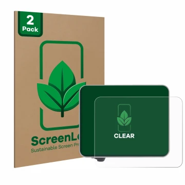 Vorderseite einer Produktverpackung mit dem Markenlogo ScreenLeaf. Daneben ist das Gerät Bambu Lab A1 3D Printer mit dem zugeh