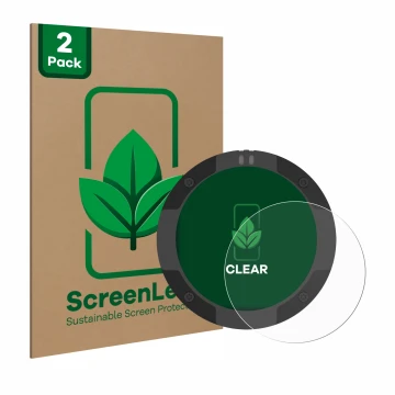 Vorderseite einer Produktverpackung mit dem Markenlogo ScreenLeaf. Daneben ist das Gerät Beeline Moto II mit dem zugehörigen D