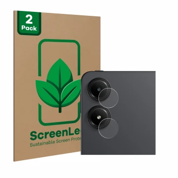 Vorderseite einer Produktverpackung mit dem Markenlogo ScreenLeaf. Daneben ist das Gerät Xiaomi Redmi Pad Pro 5G (NUR Kamerasc