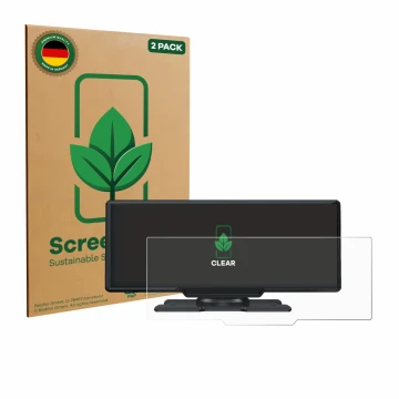 Vorderseite einer Produktverpackung mit dem Markenlogo ScreenLeaf. Daneben ist das Gerät Lamto 9.26