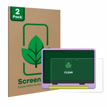 Vorderseite einer Produktverpackung mit dem Markenlogo ScreenLeaf. Daneben ist das Gerät HotLight Hot1016 10