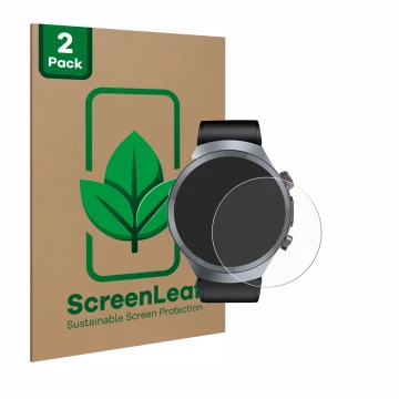Vorderseite einer Produktverpackung mit dem Markenlogo ScreenLeaf. Daneben ist das Gerät Knauermann Pro 3 Plus 2025 mit dem zu