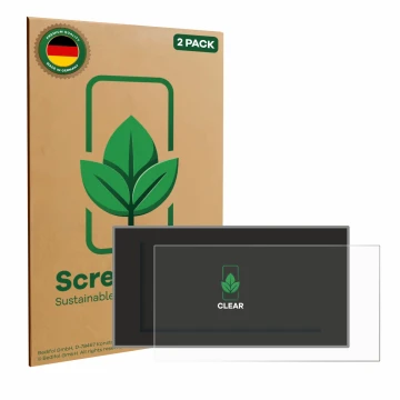 Vorderseite einer Produktverpackung mit dem Markenlogo ScreenLeaf. Daneben ist das Gerät Audi A4 Avant (2022-2024) mit dem zug
