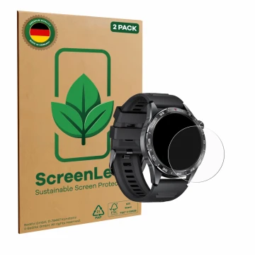 Vorderseite einer Produktverpackung mit dem Markenlogo ScreenLeaf. Daneben ist das Gerät LIGE SML3-A 1.43