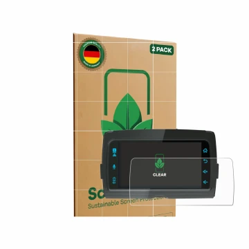 Vorderseite einer Produktverpackung mit dem Markenlogo ScreenLeaf. Daneben ist das Gerät Diamond Audio MSHD14 mit dem zugehöri