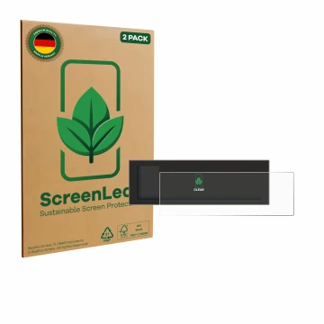 Vorderseite einer Produktverpackung mit dem Markenlogo ScreenLeaf. Daneben ist das Gerät EcoFlow DELTA 3 Plus mit dem zugehöri