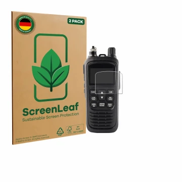 Vorderseite einer Produktverpackung mit dem Markenlogo ScreenLeaf. Daneben ist das Gerät Jopix CB-514 Plus mit dem zugehörigen