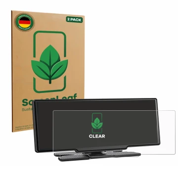 Vorderseite einer Produktverpackung mit dem Markenlogo ScreenLeaf. Daneben ist das Gerät Avylet RC11 8.1
