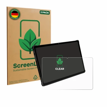Vorderseite einer Produktverpackung mit dem Markenlogo ScreenLeaf. Daneben ist das Gerät FASTWD X609 T181-EEA 11