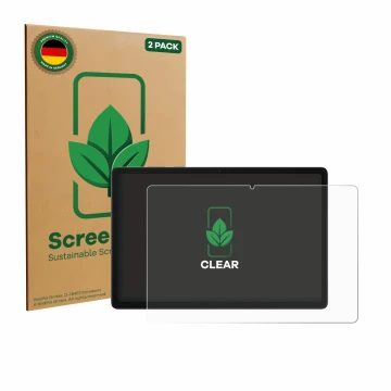 Vorderseite einer Produktverpackung mit dem Markenlogo ScreenLeaf. Daneben ist das Gerät Samsung Galaxy Tab A11 Plus WiFi 11