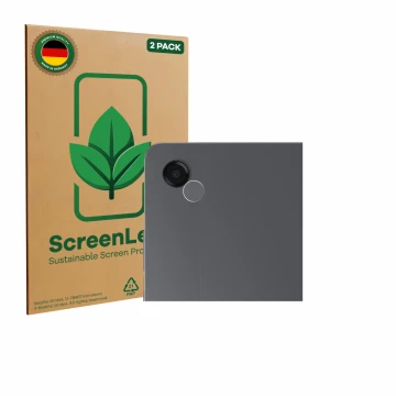 Vorderseite einer Produktverpackung mit dem Markenlogo ScreenLeaf. Daneben ist das Gerät Samsung Galaxy Tab A11 Plus 5G 11