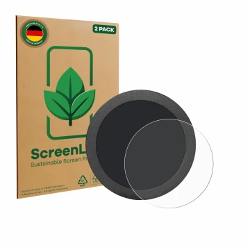 Vorderseite einer Produktverpackung mit dem Markenlogo ScreenLeaf. Daneben ist das Gerät Elecrow Display 2.8