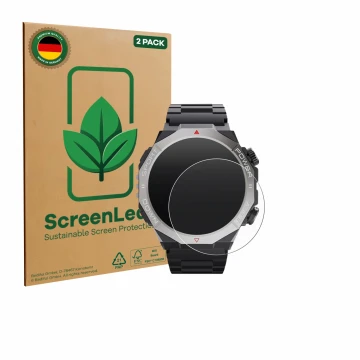 Vorderseite einer Produktverpackung mit dem Markenlogo ScreenLeaf. Daneben ist das Gerät Ddidbi S10 1.39
