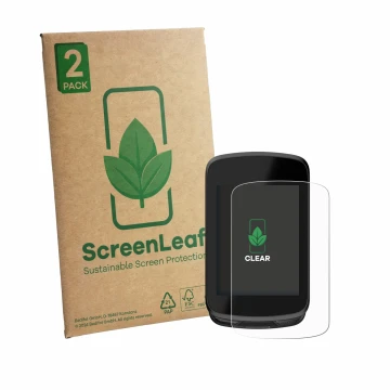 Vorderseite einer Produktverpackung mit dem Markenlogo ScreenLeaf. Daneben ist das Gerät Magene C606 Pro mit dem zugehörigen D