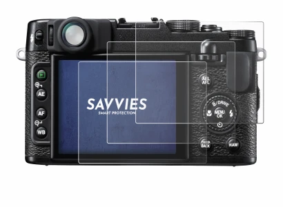 Abbildung des Geräts Fujifilm FinePix X10 mit einer Vielzahl des Displayschutzes.