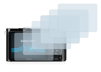 Abbildung des Geräts Samsung NX1000 mit einer Vielzahl des Displayschutzes.
