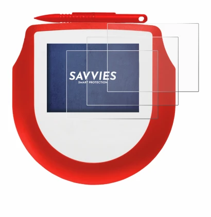 Abbildung des Geräts Signotec Signature Pad Omega mit einer Vielzahl des Displayschutzes.