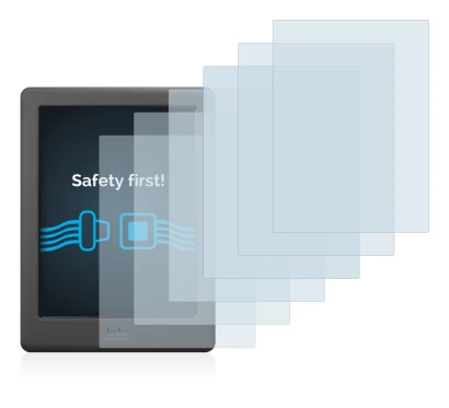 Abbildung des Geräts Kobo Glo HD mit einer Vielzahl des Displayschutzes.