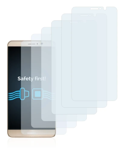 Abbildung des Geräts Huawei Mate 9 mit einer Vielzahl des Displayschutzes.