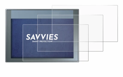 Abbildung des Geräts Siemens Simatic HMI KTP 700 Basic mit einer Vielzahl des Displayschutzes.