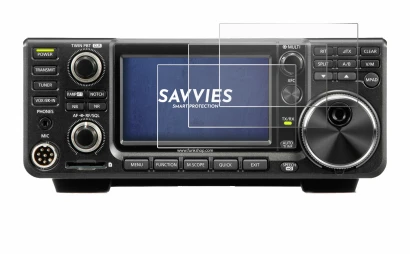 Abbildung des Geräts Icom IC-7300 mit einer Vielzahl des Displayschutzes.