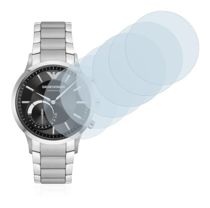 Abbildung des Geräts Emporio Armani Connected Smartwatch Hybrid mit einer Vielzahl des Displayschutzes.