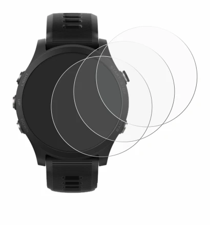 Abbildung des Geräts Garmin Forerunner 935 mit einer Vielzahl des Displayschutzes.