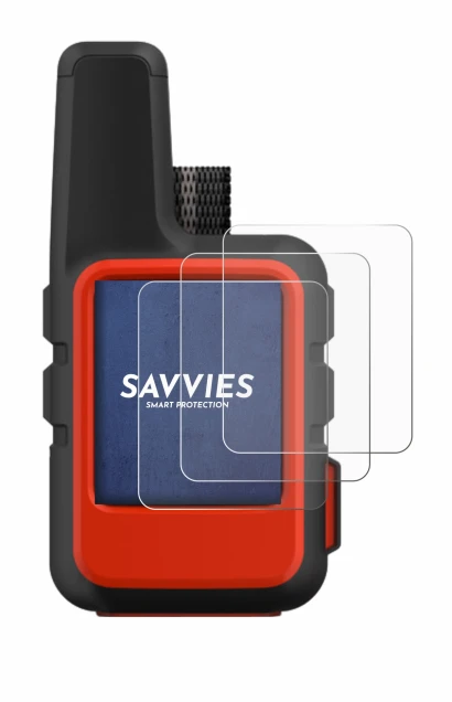 Abbildung des Geräts Garmin inReach Mini mit einer Vielzahl des Displayschutzes.