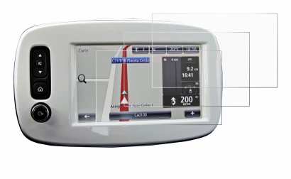 Abbildung des Geräts TomTom Smart 453 2018 mit einer Vielzahl des Displayschutzes.