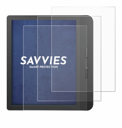 Abbildung des Geräts Tolino Vision 5 mit einer Vielzahl des Displayschutzes.