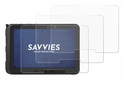 Abbildung des Geräts Samsung Galaxy Tab Active Pro mit einer Vielzahl des Displayschutzes.
