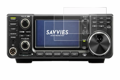 Abbildung des Geräts Icom IC-9700 mit einer Vielzahl des Displayschutzes.