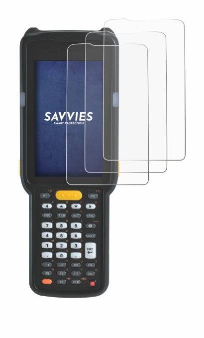 Abbildung des Geräts Zebra MC330L mit einer Vielzahl des Displayschutzes.